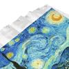 1Pc Van Gogh-Inspired Artistic Shower Curtain Liner - Perfect For Bathroom Decoration - Includes 12 Hooks , The Bottom Leads Add