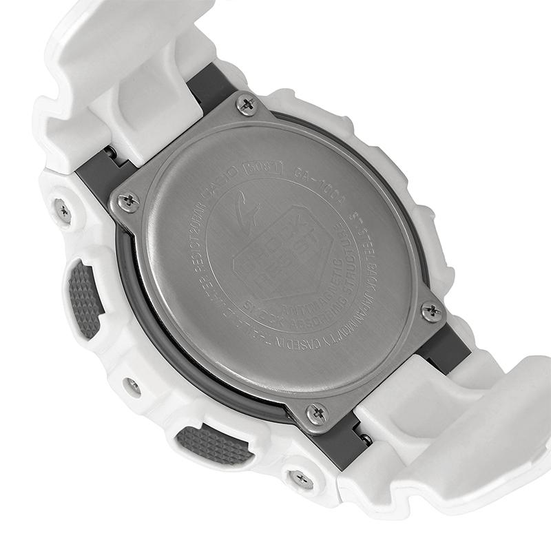 Casio Erkek Likit Kristal/Analog Çift Ekran Serisi Gri Saat GA-100A-7A GA-100A-7A