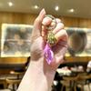 Iridescent Seashell Acrylic Keychain: Chic & Colorful Pendant for Girls' Bags & Cars