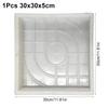 1Pcs Reusable Paving Brick Mould Plastic Concrete Path Maker Mold  For Lawn Patio Yard Garden