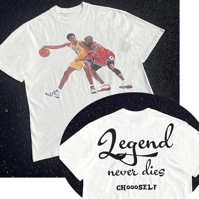 Kobe Bryant Hvězda Basketbalu Tričko Muži Ženy Krátký Rukáv Bavlněná Trička Vysoká Kvalita Y2k Tričko Unisex Letní Topy Streetwear