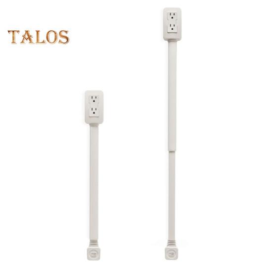 Electrical Outlet Extender with USB-A USB-C 2 AC Outlets 180 Degrees Rotating Sofa Couch Nightstand Desk Wall Socket Extension Bar