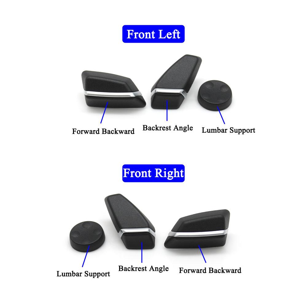 Car Front Seat Left Right Electric Sliding Backrest Lumbar Support Adjustment Switch Buttons For BMW F10 F11 F07 F06 F01 F15 F16
