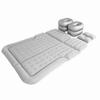 Car Air Mattress Vehicle Inflatable Thickened Travel Bed Sleeping Pad Camping AccessoryGray