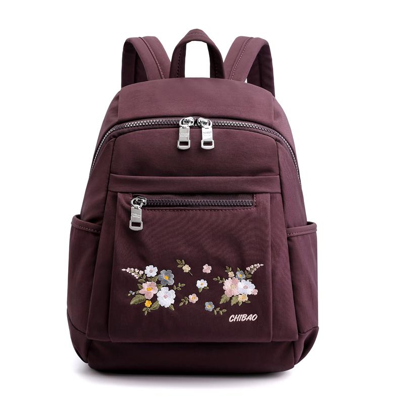 Women's Ethnic Embroidered Backpack - 2025 New Oxford Cloth, Casual Fashion School Bag