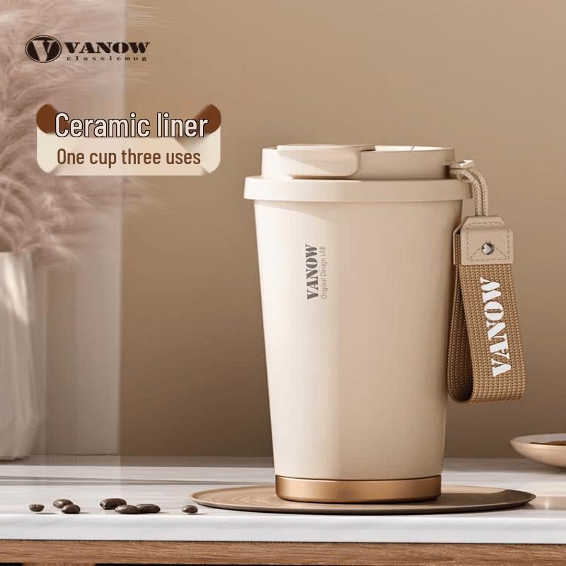 Портативная керамическая кофейная кружка Vanow 500ml
