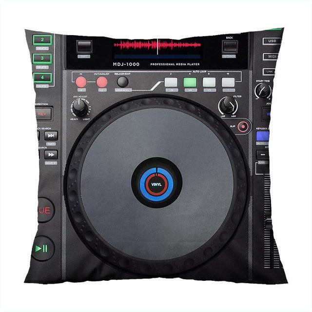 

Декор для дома Чехол для подушки с диджейской музыкой Дом Спальня Отель Чехол для подушки для обивки автомобильного сиденья 45x45cm