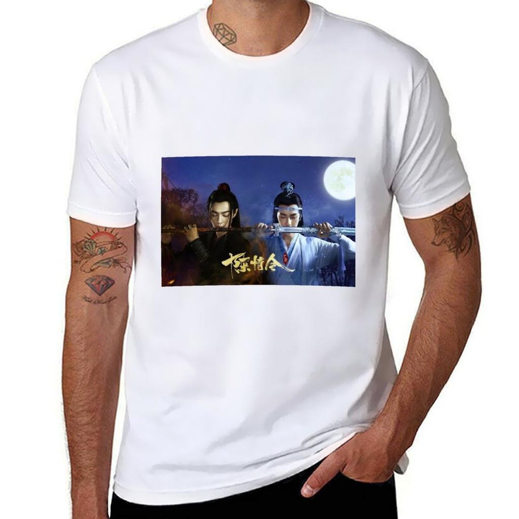 Das UNgezähmte TGCF T-Shirt Vintage Anime Shirt Baggy Shirts Vintage Kleidung Anime Kleidung Schwergewicht T-Shirts für Männer