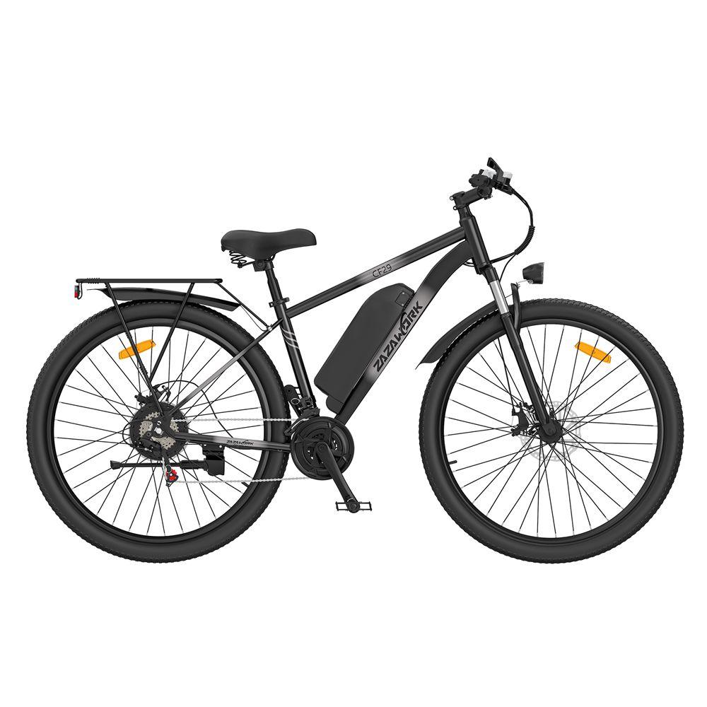 Zazawork CF29 Elektrofahrrad 250W Motor 29"x2.1" Reifen Stadtelektrofahrrad 21 Gänge Doppelscheibenbremsen 48V 15Ah LED-Anzeige Höchstgeschwindigkeit 35 km/h