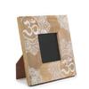 Photo Frame 10x15cm Mango Wood Mandala White