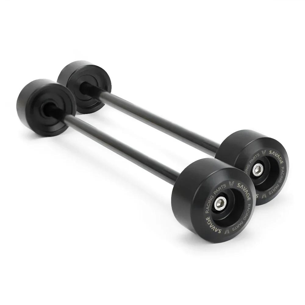 GSR750 GSXS750 Axle Fork Crash Slider For SUZUKI GSR 750 GSXS GSX-S Motorcycle Protector Rear Front Wheel Hub Anti-Collision