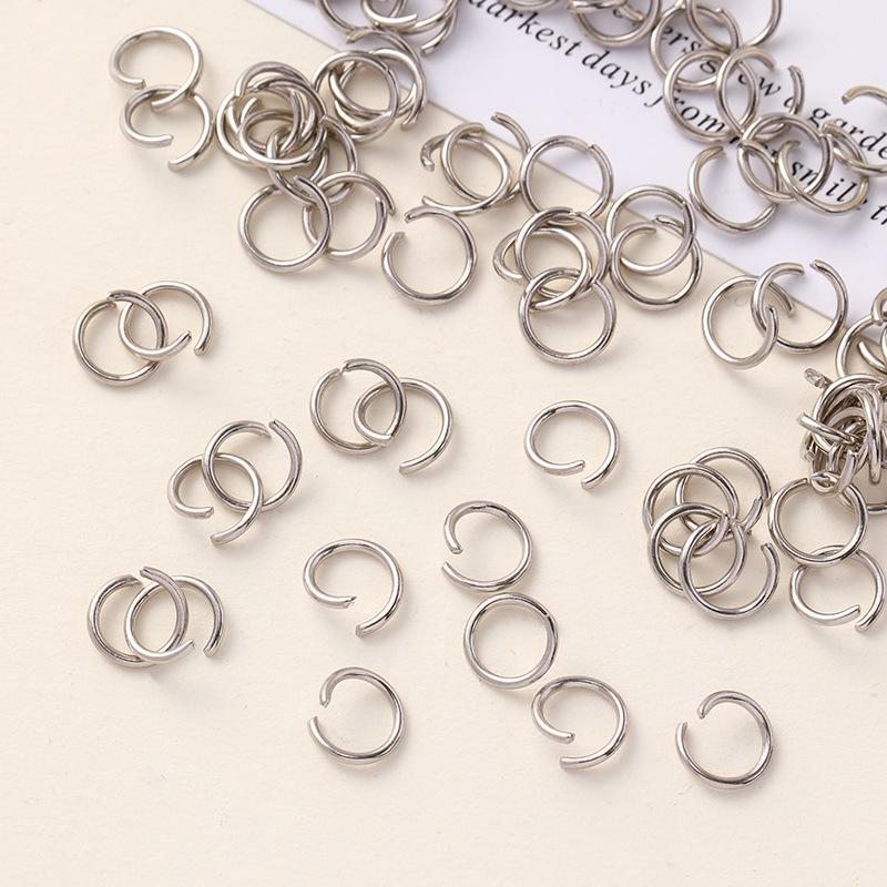 Stainless Steel Jump Rings for DIY Jewelry: Necklace & Bracelet Connectors, Doll Figurines