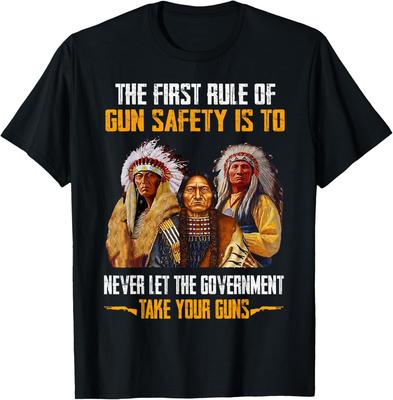 NEUES LIMITIERTES Das Erste Gesetz der Waffensicherheit ist, niemals der Regierung zu erlauben T-Shirt Herren Damen T-Shirts Oberteil Oberteile T-Shirt