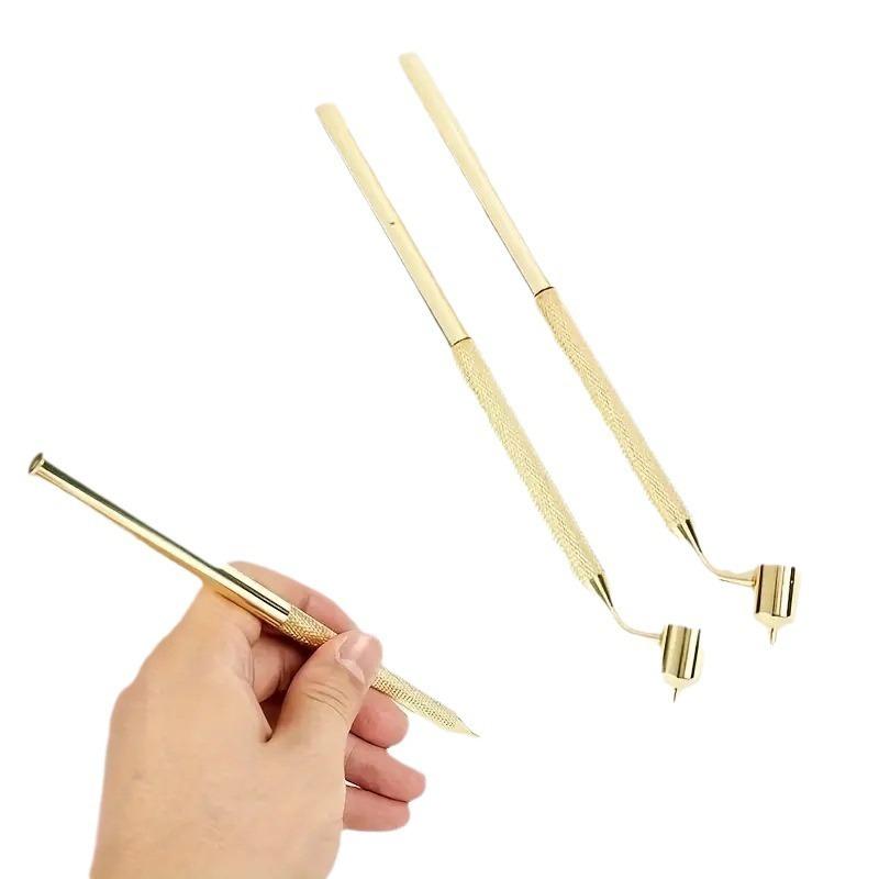 Slanting Fine Line Painting Pen Fluid Writer Pen Car Scratch Repair Aluminum Fineliners Paint Applicator Pen Drawing Tools