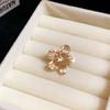 European and American Metal Starfish Moon Sun Flower Ear Clips Light Luxury High-end Earrings Fashion Simple Commuter Earrings Women