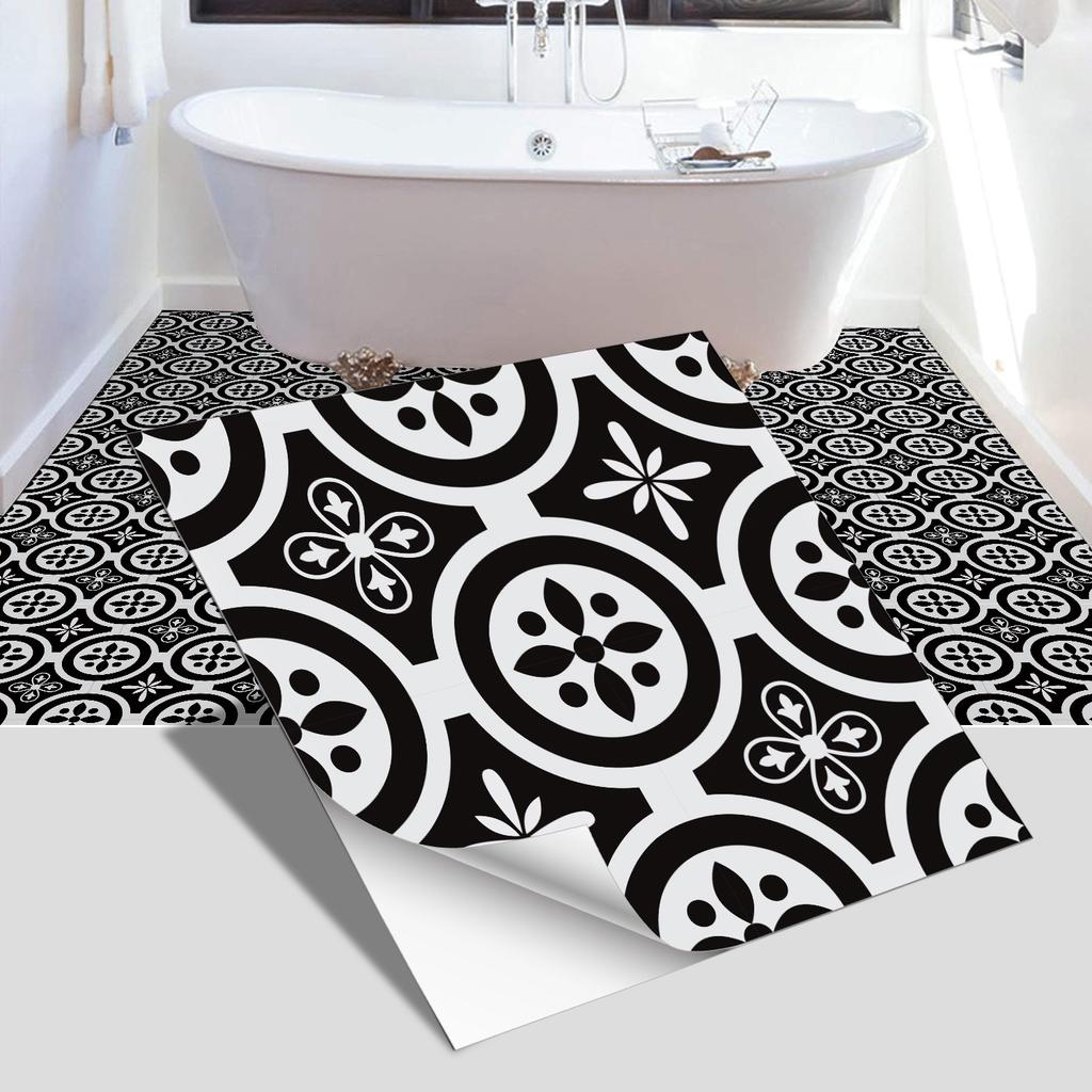 Adesivo per Piastrelle Europee Portoghesi Pavimento Bagno Camera da Letto Decorazione Pavimento Adesivo Murale Opaco Ispessito Impermeabile Autoadesivo