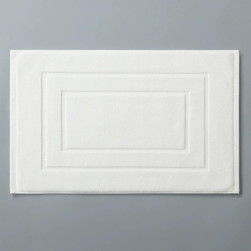 

Роскошный хлопковый нескользящий коврик для ванной: Впитывающий и Толстый для Ванной и Прихожей 50*80cm белый