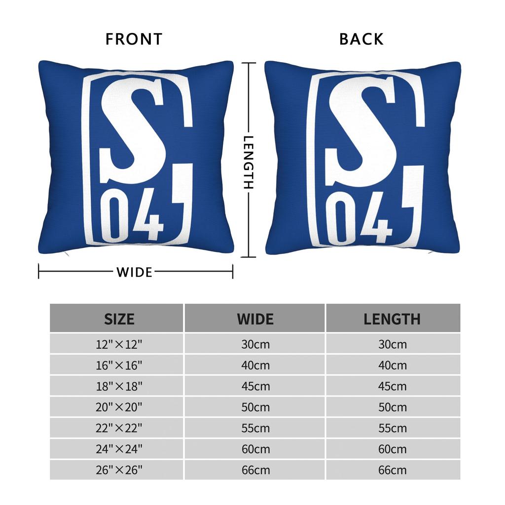 Blue 04 Club Printed Design Pillowcases Fashion Pillow Case For Living Room Bed Chair Square Pillow Cover