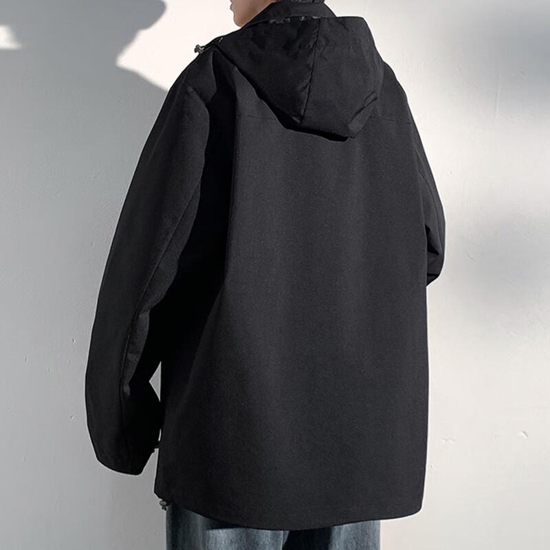 NASA MARVEL Herren Kapuzen-Windbreakerjacke