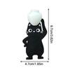 3D Printed Mini Vase Cat Design Fridge Magnet Cat Whisker Collector Ornaments Adhesive & Magnetic Home Office Decor Memorial Box