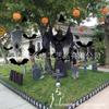 Halloween Decoration Bat Glowing Eyes Spider Pendant Outdoor Indoor Hanging, Fluorescent Bat Pendant