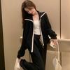 Korean Style Women's Casual Autumn Two-Piece Set: Trendy Loose-Fit Running Suit