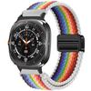 For Samsung Galaxy Watch 7 Ultra Strap 47mm Accessories Magnetic Nylon Braided sport Bracelet Correa Galaxy Watch 7 Ultra Band