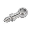 38in Brake Banjo Fitting 10mm Inner Diameter Stainless Steel Hose Line Adapter Leakage Prevention