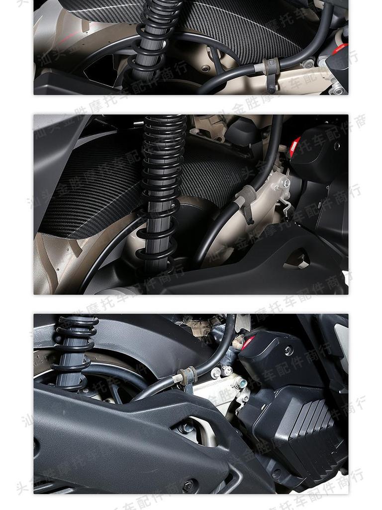 Honda PCX160 Extended Rear Fender Mudguard Set - Easy Installation