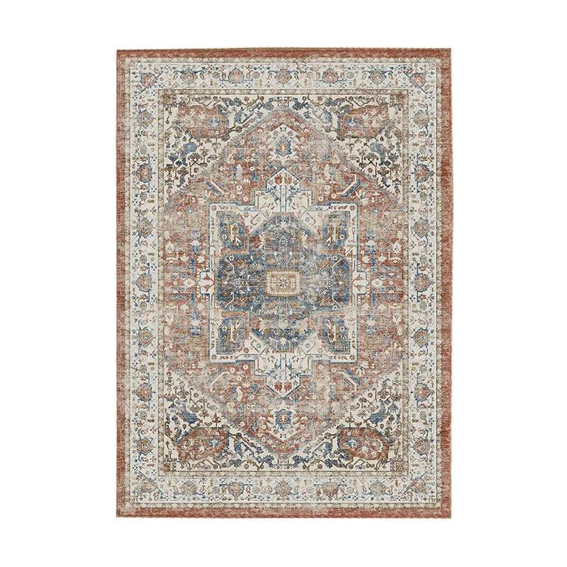 Bohemian Style Living Room Large Area Carpets Retro Ethnic Style Bedroom Carpet Luxury Art Study Rugs Thick Plush Soft Rug