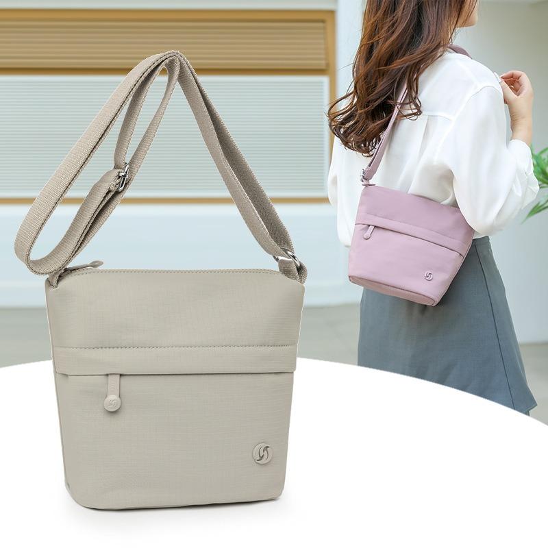 Summer New Lemon Cloth Bag Casual Light Messenger Bag Women's Sports Fashion Commuter Shoulder Bag