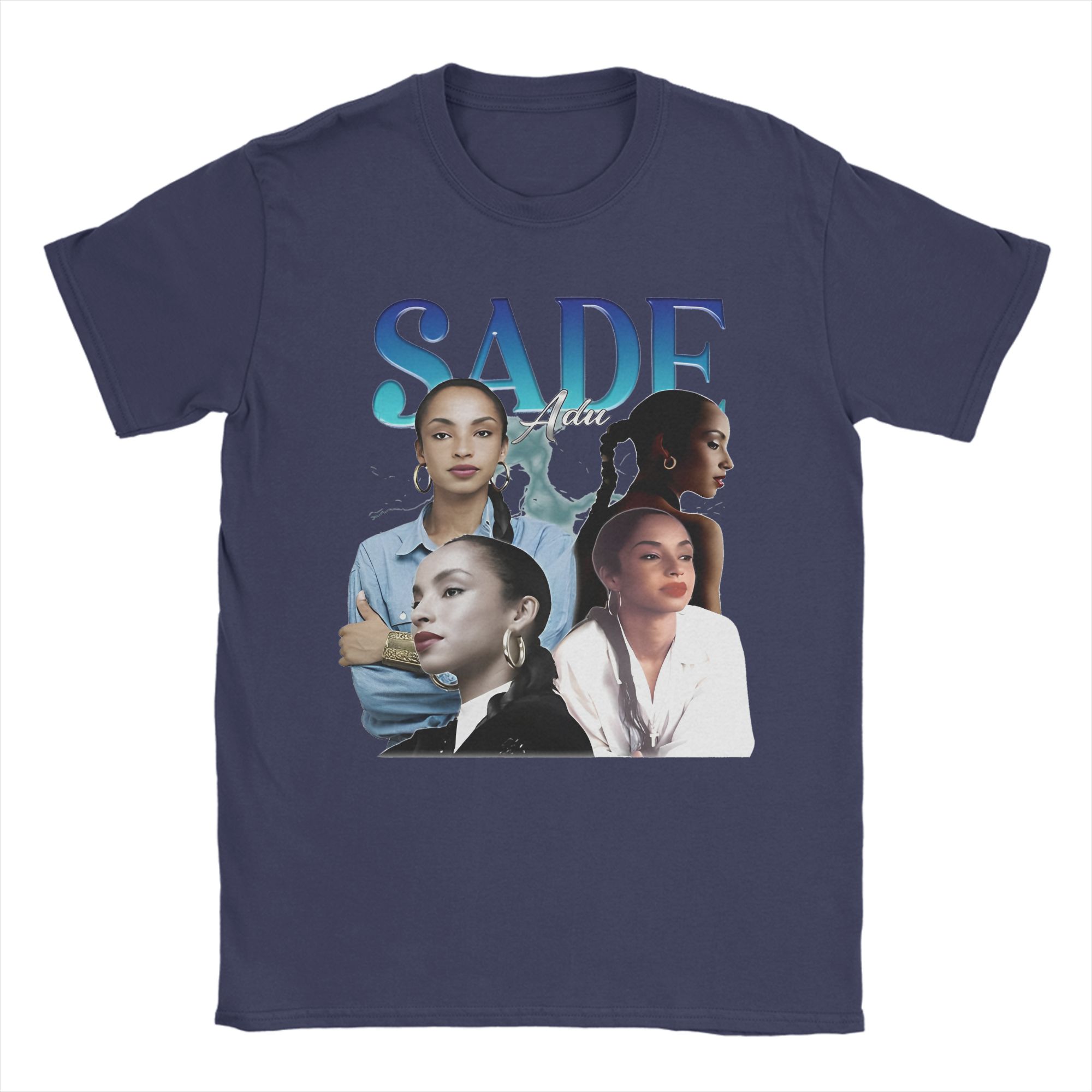 

Mens SSade Adu Singer T Shirts Cotton Clothes Novelty Short Sleeve Crewneck Tees Summer TShirt 4XL