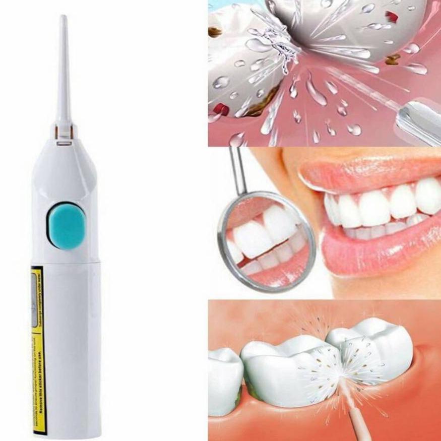 High-Pressure Dental Irrigator: IPX7 Waterproof Manual Water Flosser & Teeth Cleaner