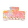 Bunte Krallenclips Mittlere Größe Quadratische Haarklammern Leichte Haarclips Kreative Styling-Haaraccessoires für Damen Mädchen
