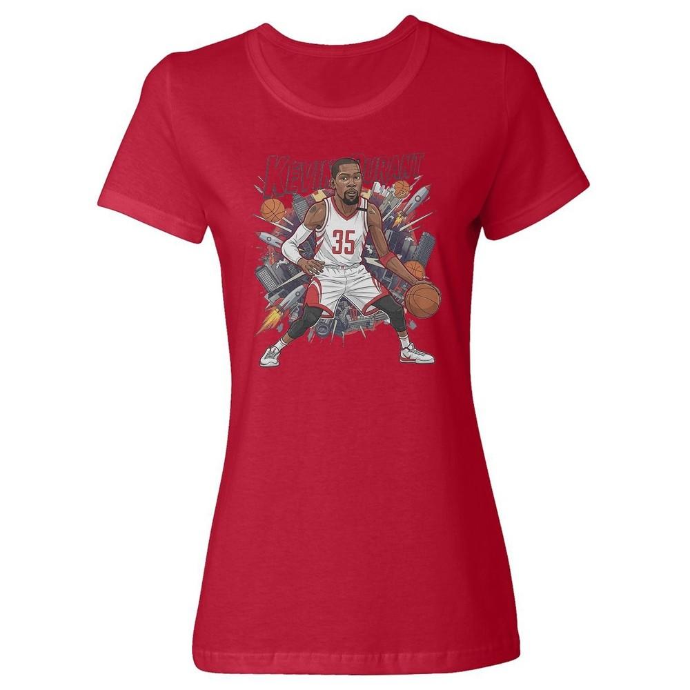 Kevin Durant Bball Fans Design - Houston Tribute Ladies  Crewneck T-Shirt Unisex T-Shirt S