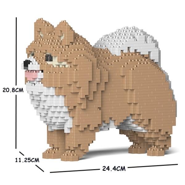 JEKCA Pomeranian Block Small, Bianco + Giallo, giocattoli popolari coreani
