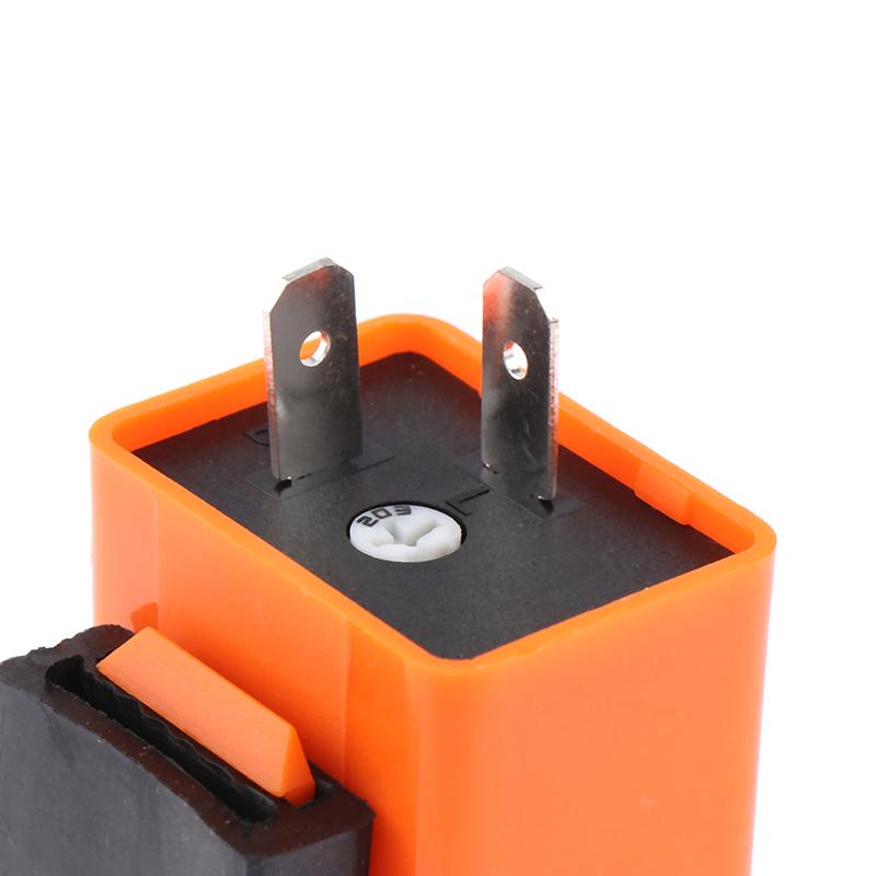 12V Adjustable Frequency Turn Signals Blinker Indicator 2 Pin Led Flasher Relay For Motorcycle Performance Accessories