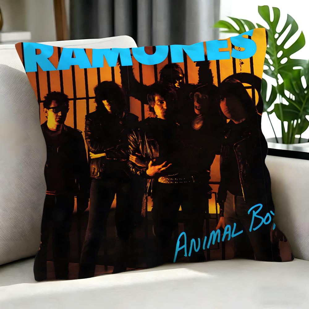 band Ramones Cushion Cover Cushion Cover Set 4Pcs 50x50 45x45 40x40 Pillowcase Decorative Sofa Home Decor