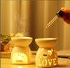 Home Aroma Essential Warmer Aromatic Incense & Candle Holder for Perfume Wax Melt Burners Tealight Holder Ceramic Oil Burner