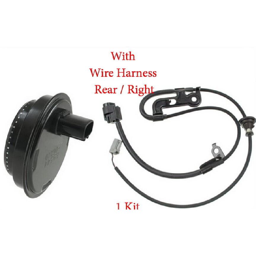 ABS Wheel Speed Sensor W/ Connector Wire Harness Rear Right Fits Toyota Lexus