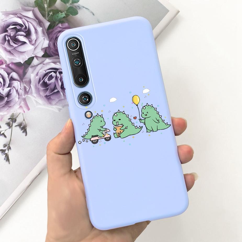 For Xiaomi Mi 10 Pro Case Cute Fashion Painted Cover Soft TPU Shockproof Phone Case For Xiaomi Mi 10 Lite Mi10 Pro 5G Full Coque
