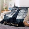 1pc The Lord of the Rings Blanket Lightweight Flannel Throw For Sofa, Bed, Travel, Livingroom, Office, Couch, Chair, And Bed