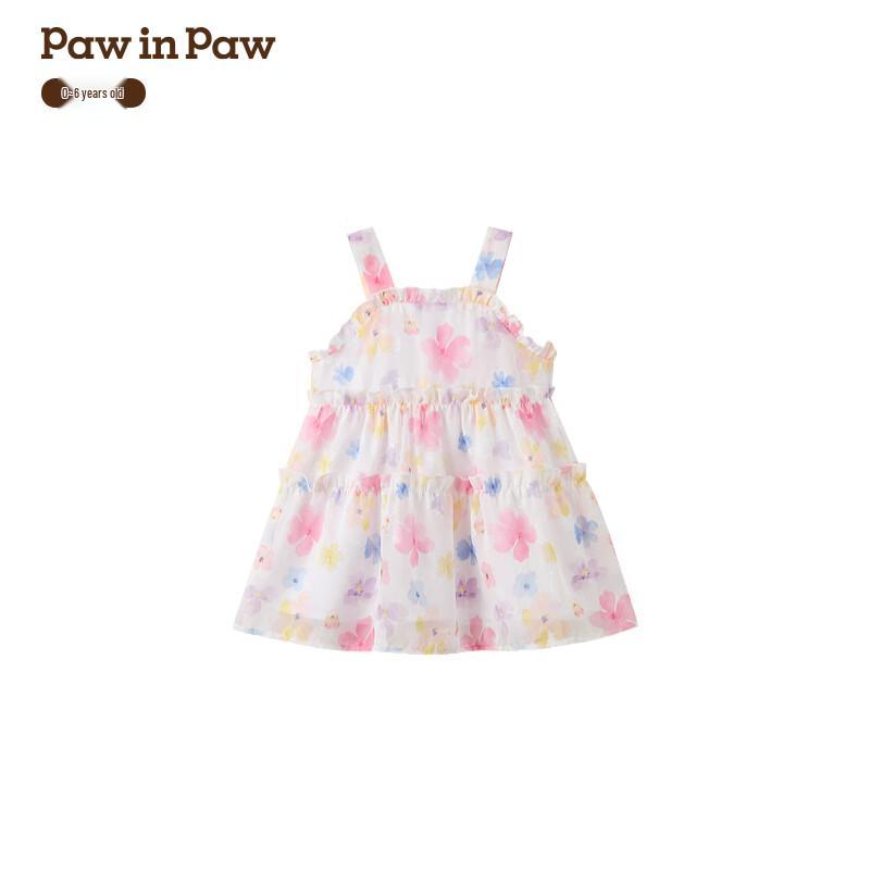 

PawinPaw Cartoon Bear A-Line Suspender Dress for Girls 120