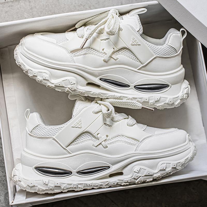 Fashion Mens Shoes 2025 Summer Mesh Breathable Casual Running Shoes Trend Platform Heightening Sneakers Men Fashion Mens Vulcanizedshoes