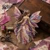 Artistic Patchwork Project Craft Kit Layered Fabric DIY Kit Flower Fairy Sewing Floral for Adults