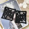 Car Stock Small Pair Pocket Cuffs Decorative Lace Decal White Black