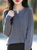 2025 Spring Rhinestone Knit Cardigan for Women