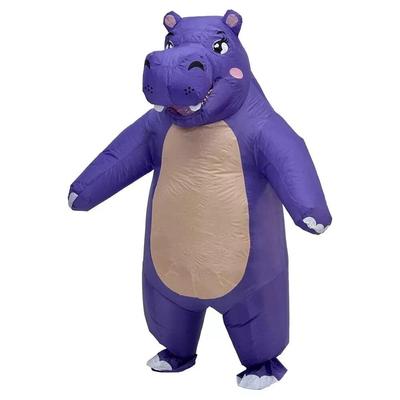 Costum gonflabil hipopotam drăguț, Adult