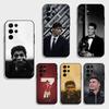 Player L-Ronaldo C-CR7 Phone Case For Samsung S26,S25,S24,S23,S22,S21,S20,Ultra,Plus,FE Black Soft Cover