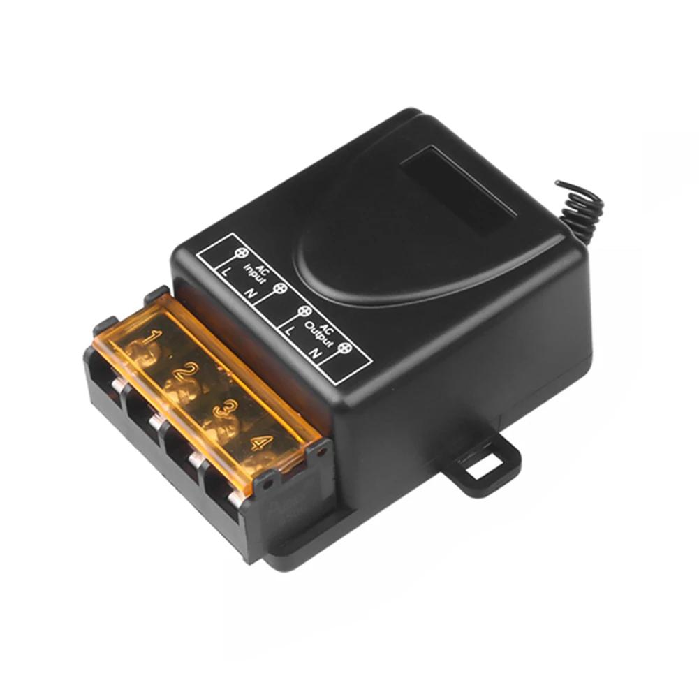 High Current Wireless Control Relay 60V-280V Relay RF Switch 4 Working Modes 433Mhz 50m Relay Receiver for Household Appliances